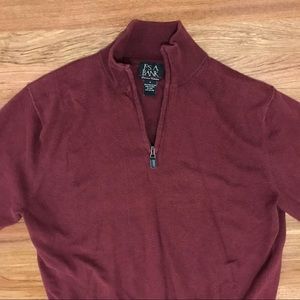 100% cotton Jos. A. Bank sweater in maroon